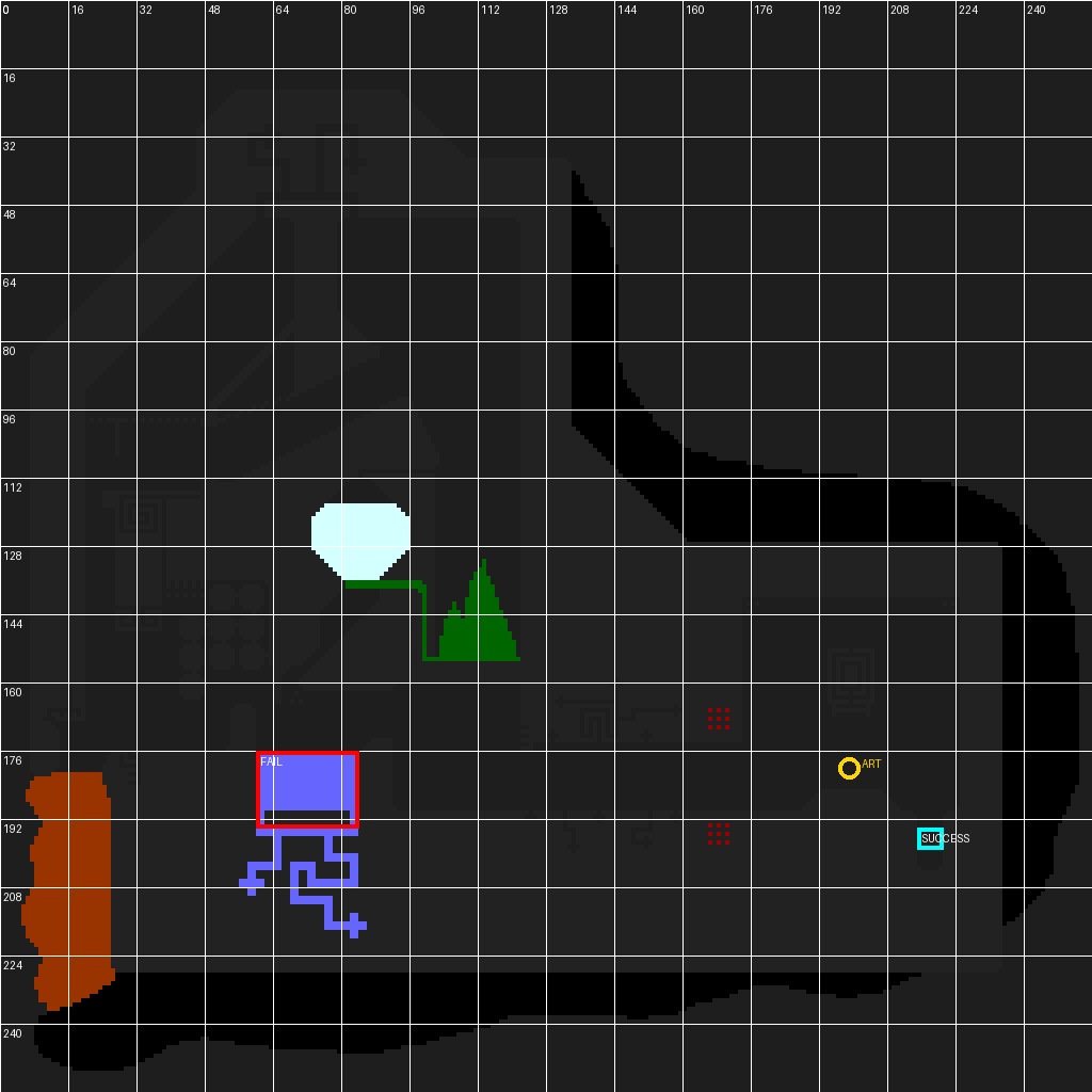 Sandustry Rocket Burn Artifact puzzle showing rocket and ice